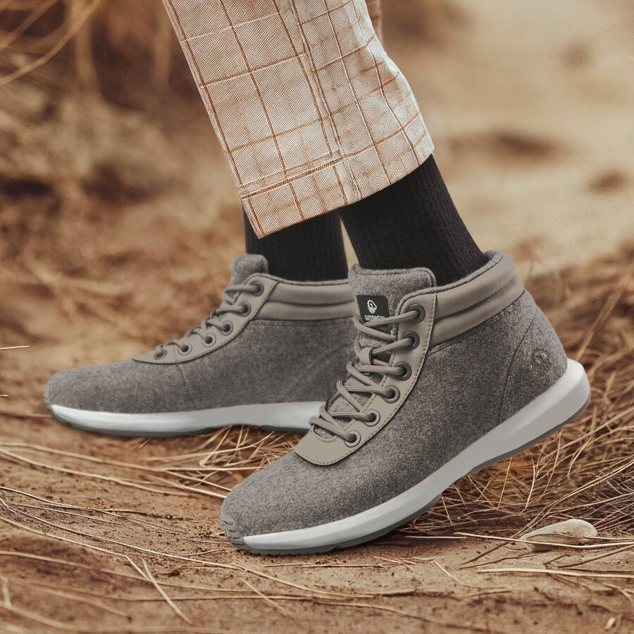 damen-sneaker aus wolle hoch geschnitten