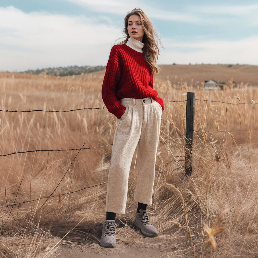 damen-sneaker aus wolle hoch geschnitten