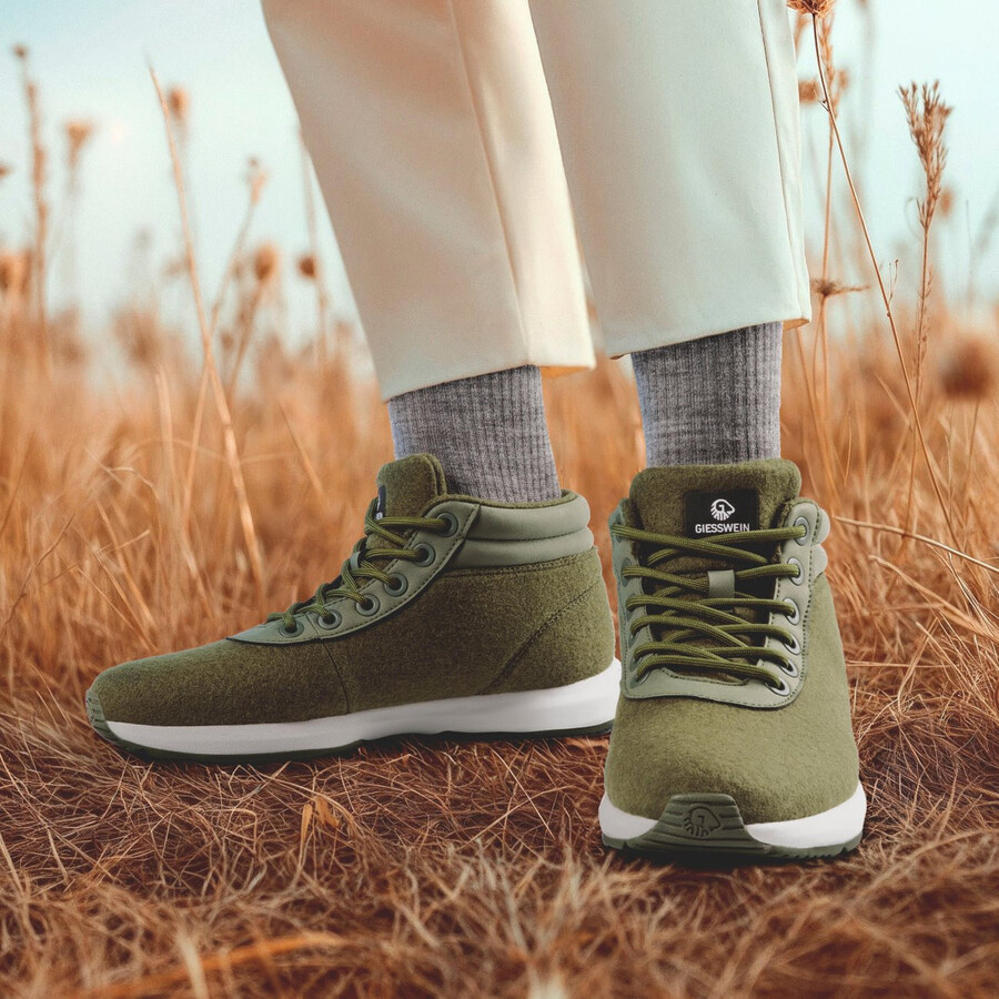 damen-sneaker aus wolle hoch geschnitten