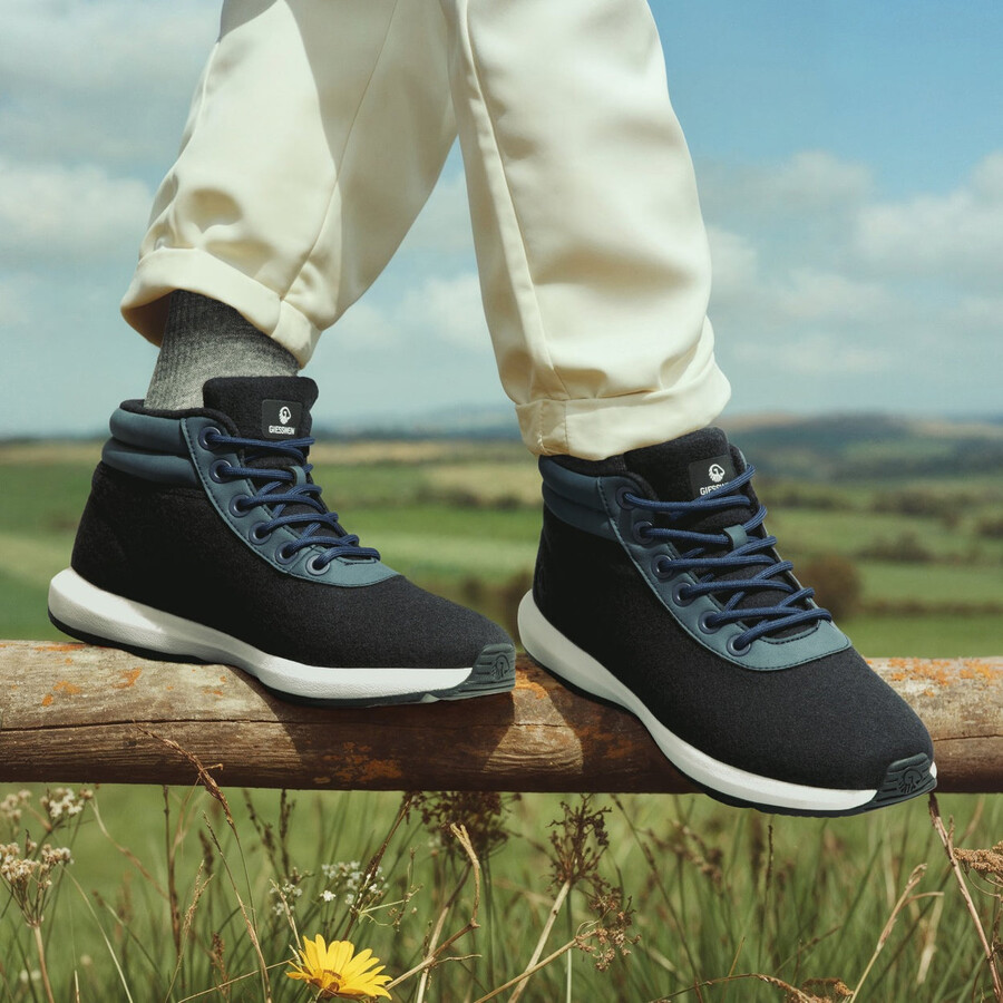 damen-sneaker aus wolle hoch geschnitten