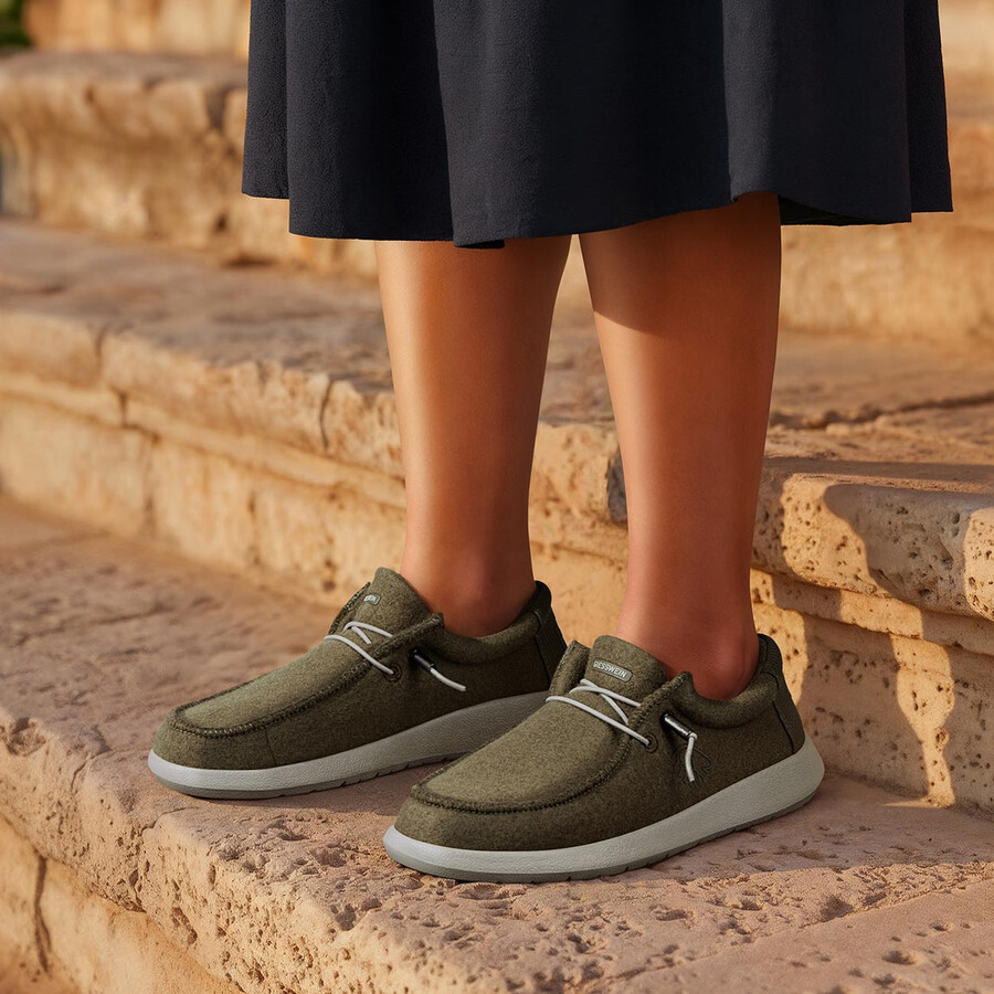 merino-mokassins für damen