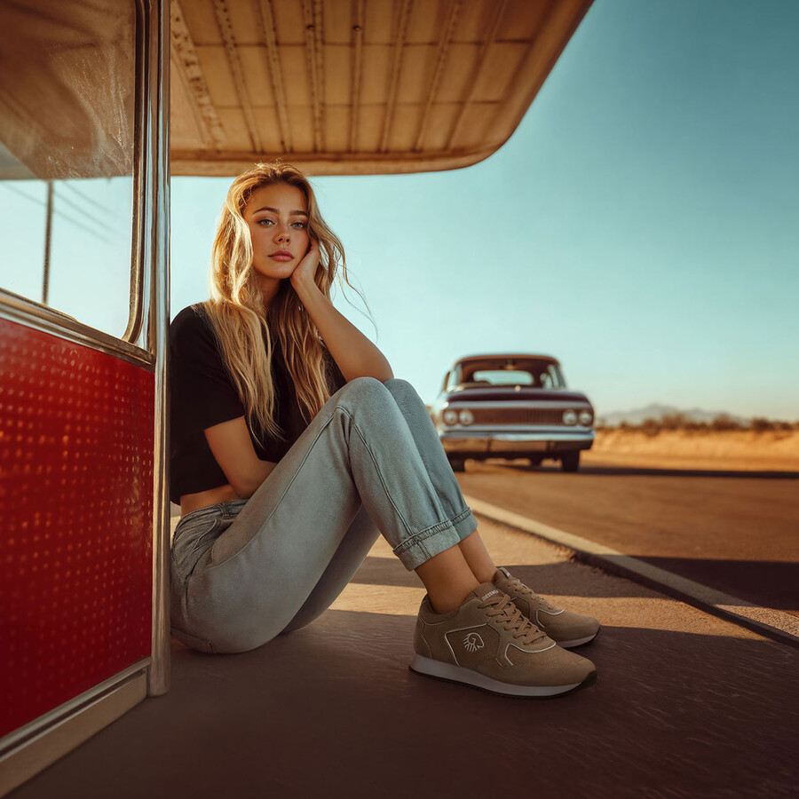 retro runner damen