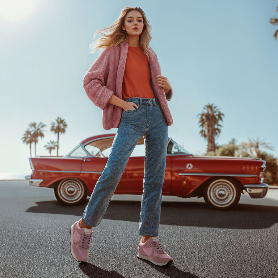 retro runner damen