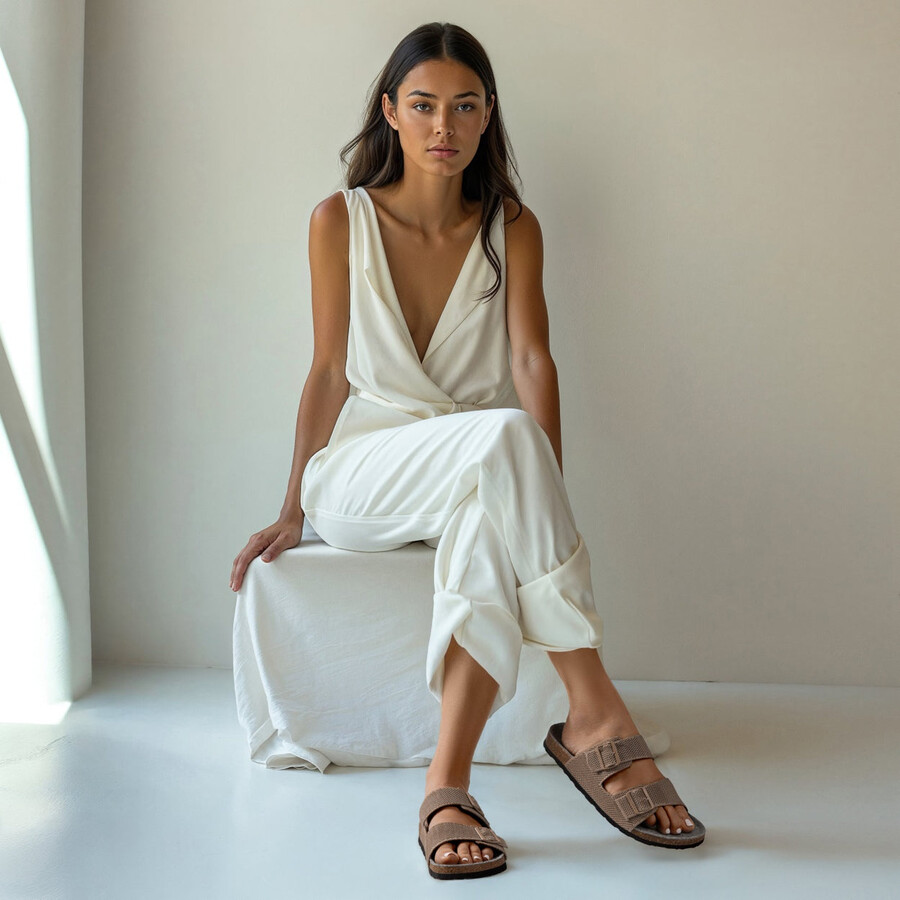 merino-sandalen für damen