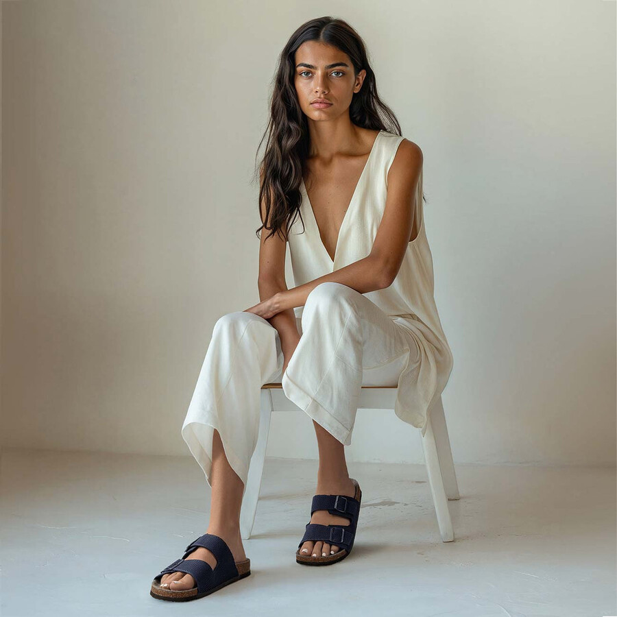 merino-sandalen für damen